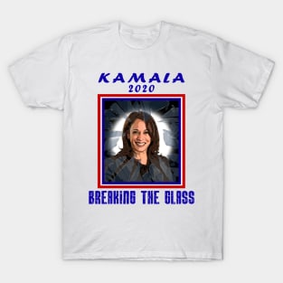 Kamala Harris breaking the glass 2020 T-Shirt